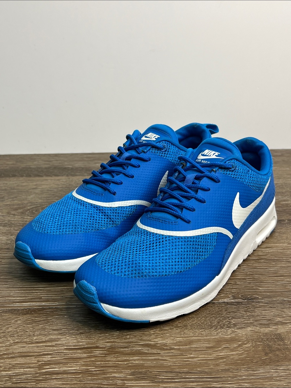 Nike Air Max Thea Print Blue White Running Shoes Women’s Size 10